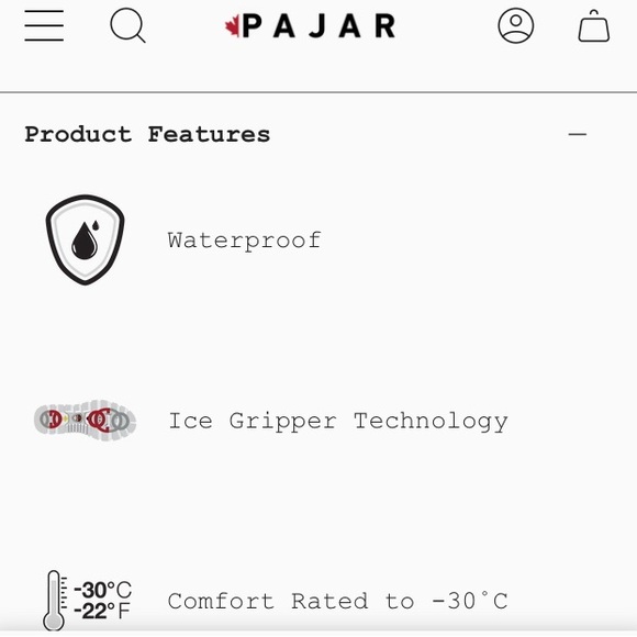 NEW! Never worn Pajar Black Winter Boots - Picture 7 of 8